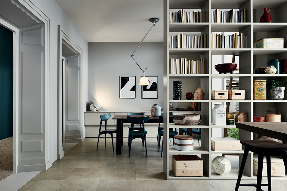 Bibliothèque- meuble-salon-moderne