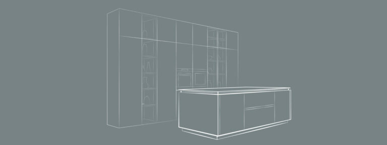 Cuisine linéaire 3 mètres sur mesure | Veneta Cucine