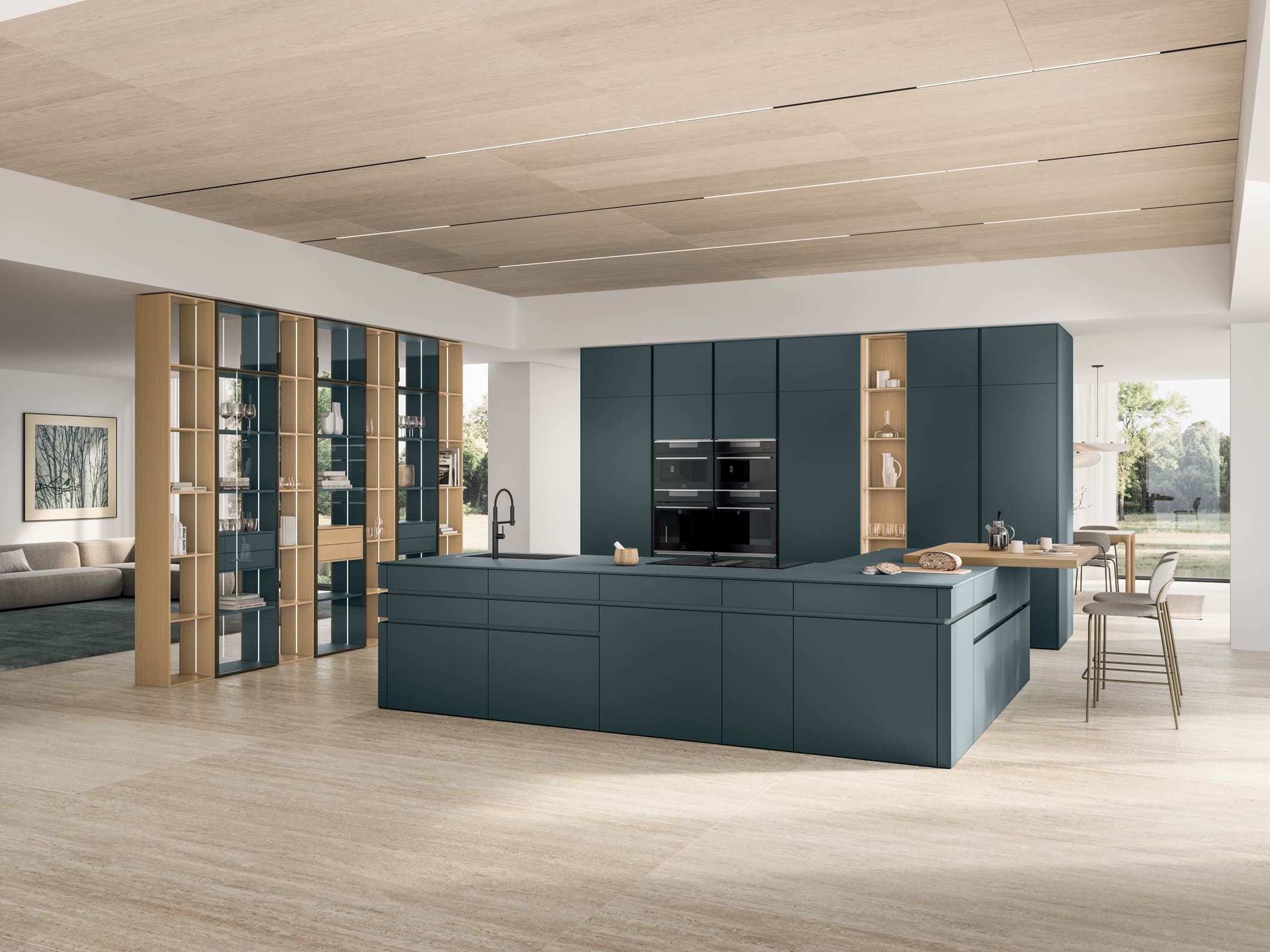 cuisine bleu
